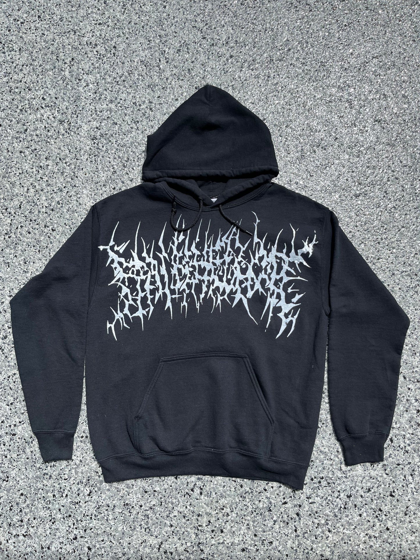 METAL LOGO HOODIE